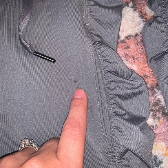 Jo + Jax Girls Gray Ruched Sleeve Zip Front Hooded Jacket Size 12/14 - Picture 3 of 5